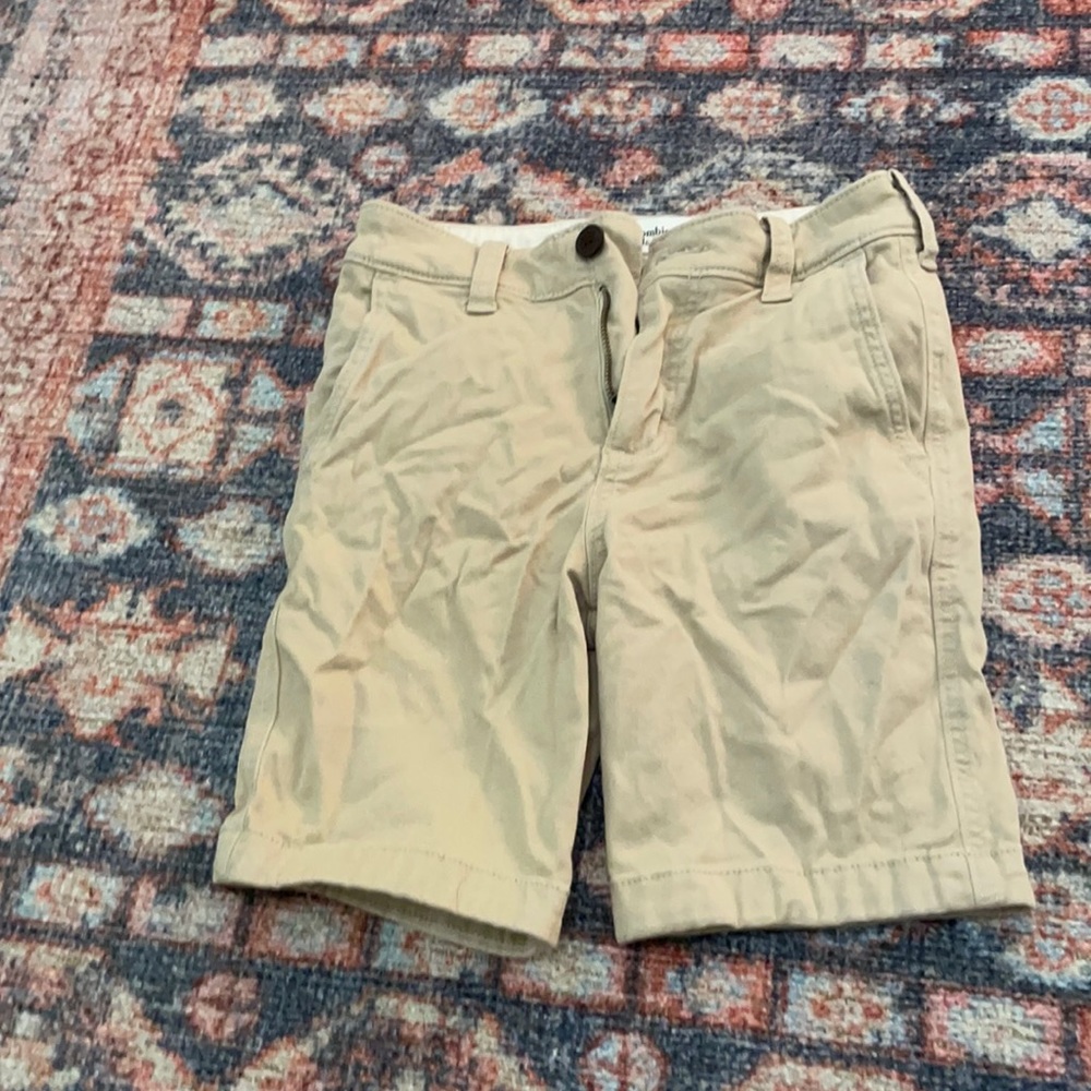 Abercrombie boys khaki shorts sz 9/10!
